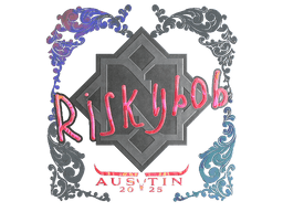 Sticker | riskyb0b (Holo) | Austin 2025