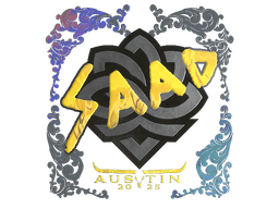 Sticker | saadzin (Holo) | Austin 2025