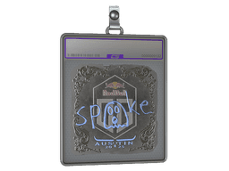 Sticker Slab | spooke (Foil) | Austin 2025