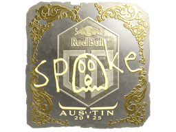 Sticker | spooke (Gold) | Austin 2025