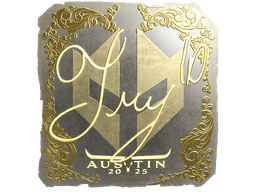 Sticker | TRY (Gold) | Austin 2025