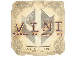 Sticker | VINI | Austin 2025