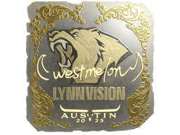 Sticker | westmelon (Gold) | Austin 2025
