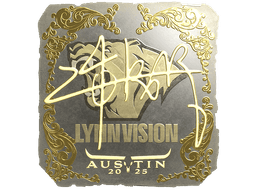 Sticker | z4KR (Gold) | Austin 2025