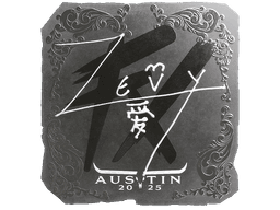 Sticker | zevy (Foil) | Austin 2025