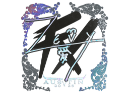 Sticker | zevy (Holo) | Austin 2025