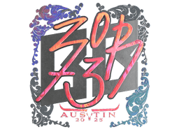 Sticker | zorte (Holo) | Austin 2025