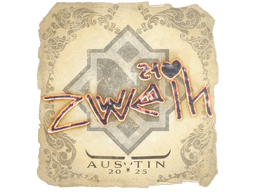 Sticker | zweih | Austin 2025