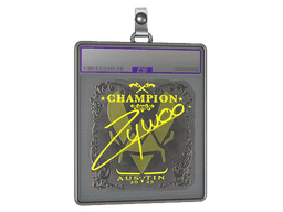 Sticker Slab | ZywOo (Foil, Champion) | Austin 2025