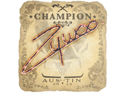 Sticker | ZywOo (Champion) | Austin 2025