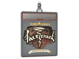 Sticker Slab | facecrack (Gold) | Berlin 2019