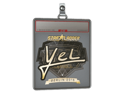 Sticker Slab | yel (Gold) | Berlin 2019