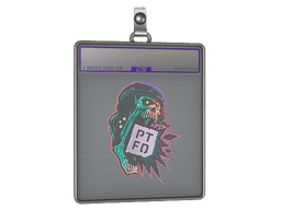 Sticker Slab | PTFO (Holo)