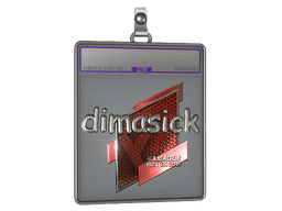 Sticker Slab | dimasick (Foil) | Boston 2018