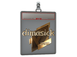 Sticker Slab | dimasick (Gold) | Boston 2018