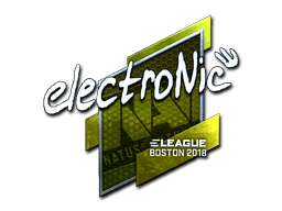 electronic (Foil) | Boston 2018
