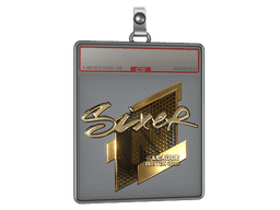 Sticker Slab | SIXER (Gold) | Atlanta 2017