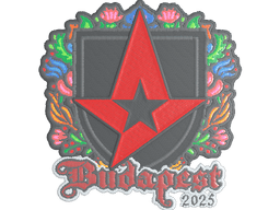 Sticker | Astralis (Embroidered) | Budapest 2025