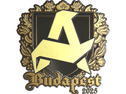 Sticker | Aurora (Gold) | Budapest 2025