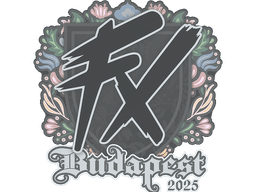 Sticker | Fluxo | Budapest 2025