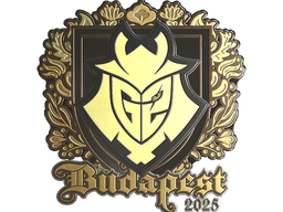 Sticker | G2 esports (Gold) | Budapest 2025