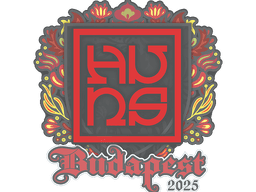 Sticker | The Huns | Budapest 2025