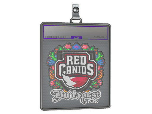 Sticker Slab | RED Canids (Embroidered) | Budapest 2025