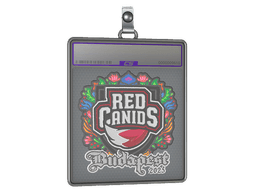Sticker Slab | RED Canids (Embroidered) | Budapest 2025
