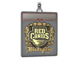 Sticker Slab | RED Canids (Gold) | Budapest 2025