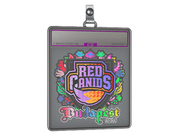 Sticker Slab | RED Canids (Holo) | Budapest 2025