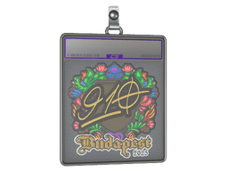 Sticker Slab | 910 (Embroidered) | Budapest 2025