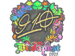 Sticker | 910 (Holo) | Budapest 2025