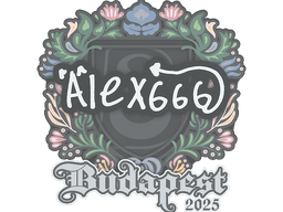 Sticker | alex666 | Budapest 2025