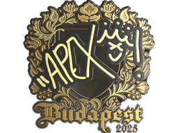 Sticker | apEX (Gold) | Budapest 2025