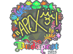 Sticker | apEX (Holo) | Budapest 2025