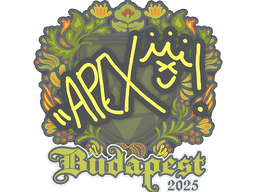 Sticker | apEX | Budapest 2025