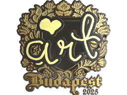 Sticker | arT (Gold) | Budapest 2025