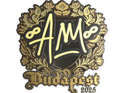 Sticker | AW (Gold) | Budapest 2025