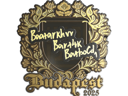 Sticker | Bart4k (Gold) | Budapest 2025