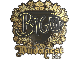 Sticker | biguzera (Gold) | Budapest 2025
