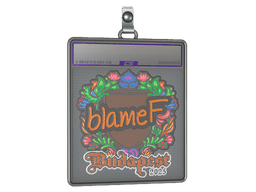 Sticker Slab | blameF (Embroidered) | Budapest 2025