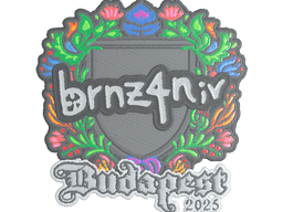Sticker | brnz4n (Embroidered) | Budapest 2025
