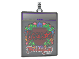 Sticker Slab | Brollan (Embroidered) | Budapest 2025