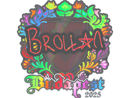 Sticker | Brollan (Holo) | Budapest 2025