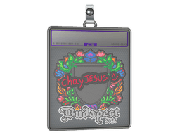 Sticker Slab | chayJESUS (Embroidered) | Budapest 2025