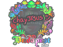 Sticker | chayJESUS (Holo) | Budapest 2025