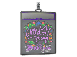 Sticker Slab | ChildKing (Embroidered) | Budapest 2025