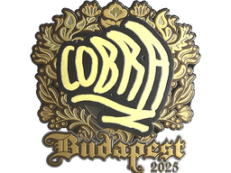 Sticker | cobra (Gold) | Budapest 2025