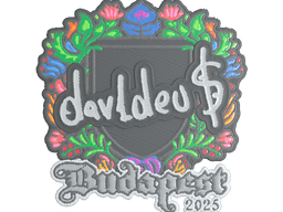Sticker | dav1deuS (Embroidered) | Budapest 2025