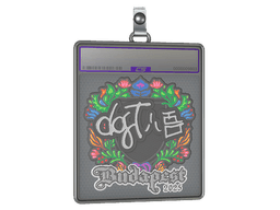 Sticker Slab | dgt (Embroidered) | Budapest 2025